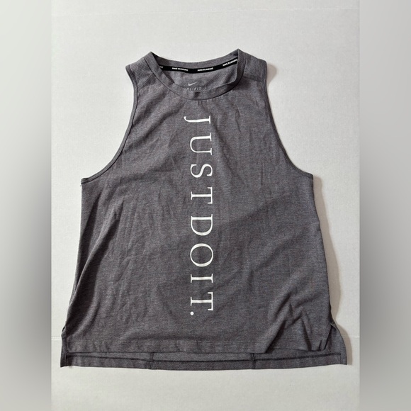 Nike Dri-FIT Gray Top - Picture 1 of 3